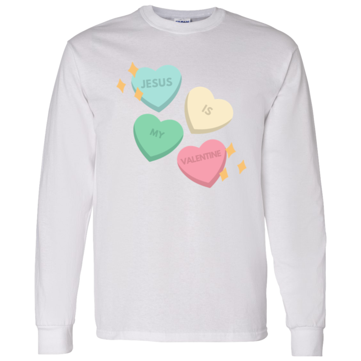 Women's Jesus is my Valentine Candy Longsleeve T-Shirt