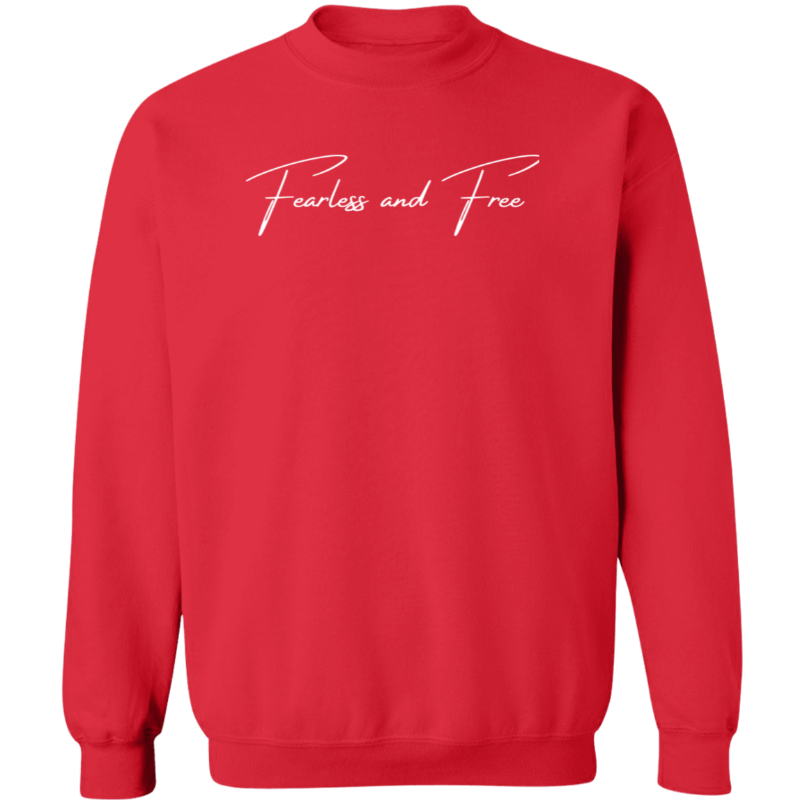 Simply Fearless and Free Unisex Crewneck Sweatshirt