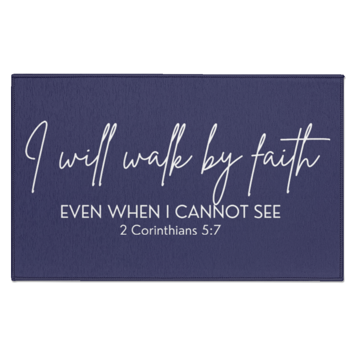 Walk By Faith Indoor Doormat