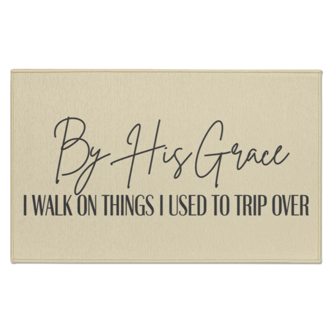 By His Grace Indoor Doormat