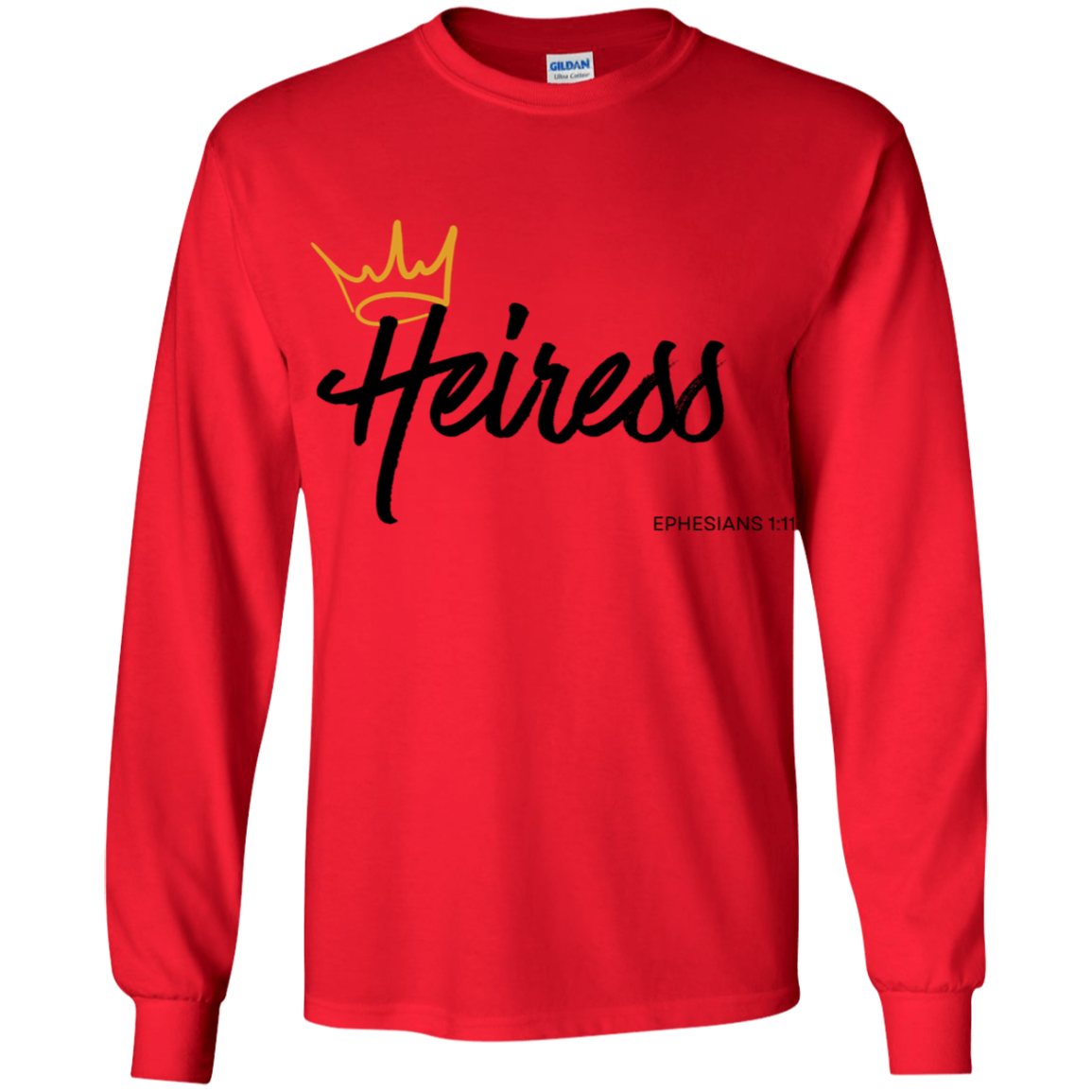 Heiress to Him Eph 1:11 Kids Longsleeve