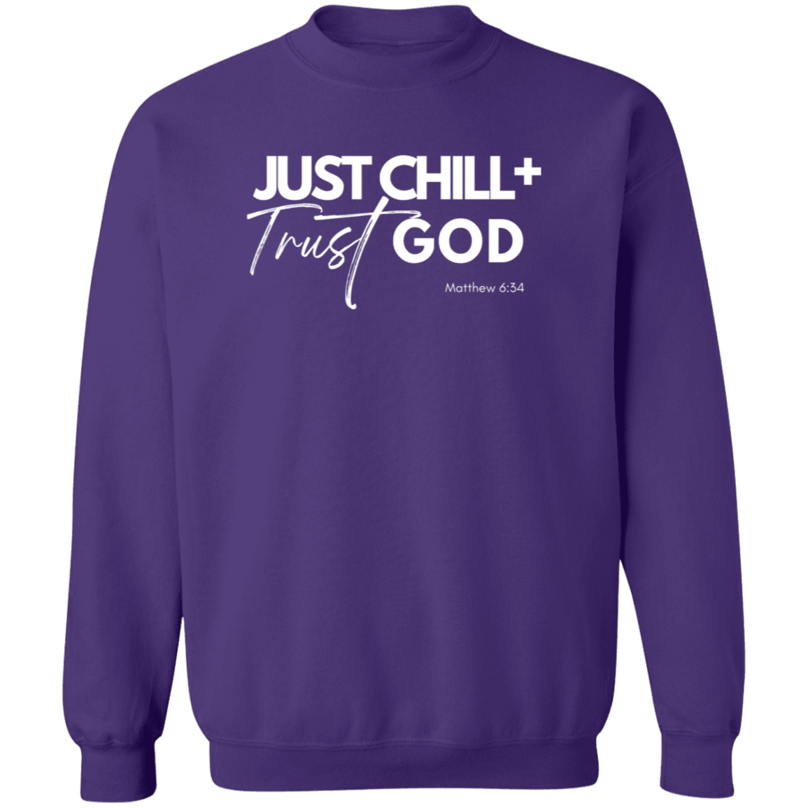 Women's Trust God Crewneck Sweatshirt