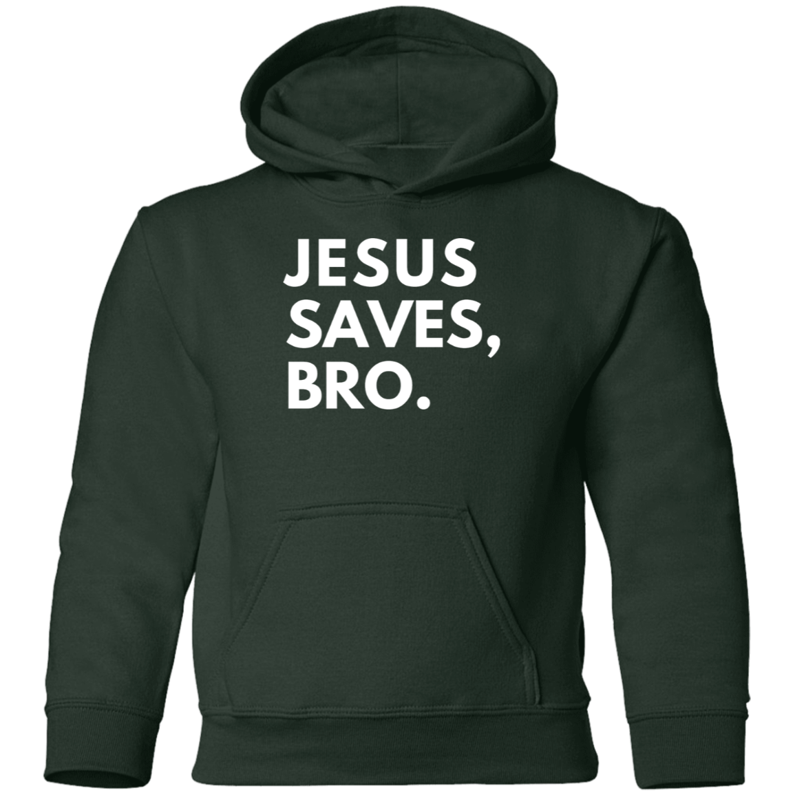 Jesus Saves Bro Youth Hoodie