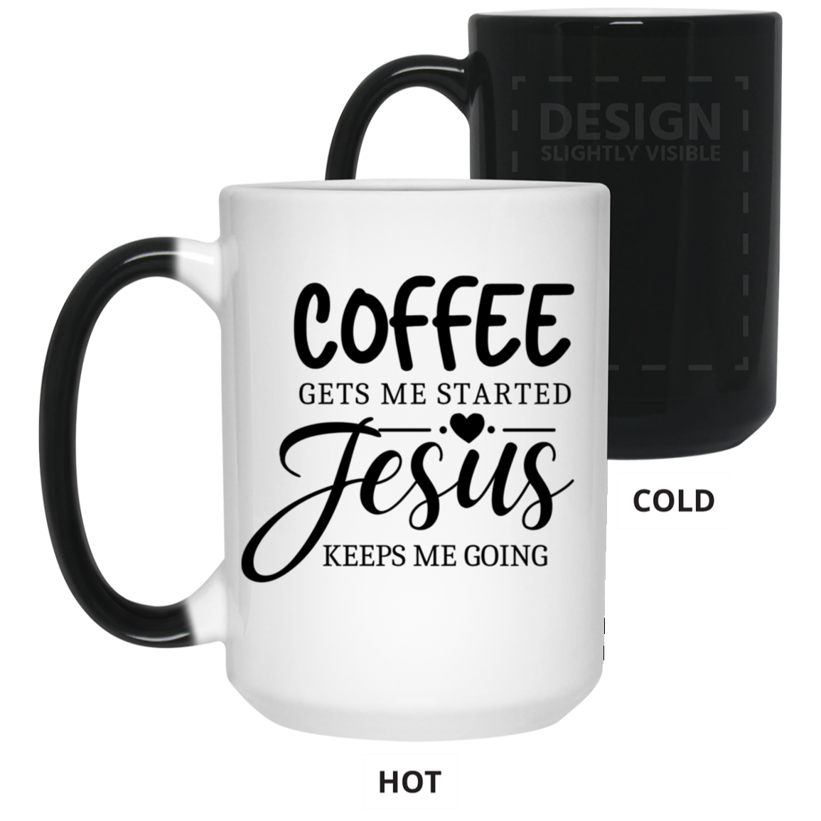 Jesus Fueled Color Changing Mug