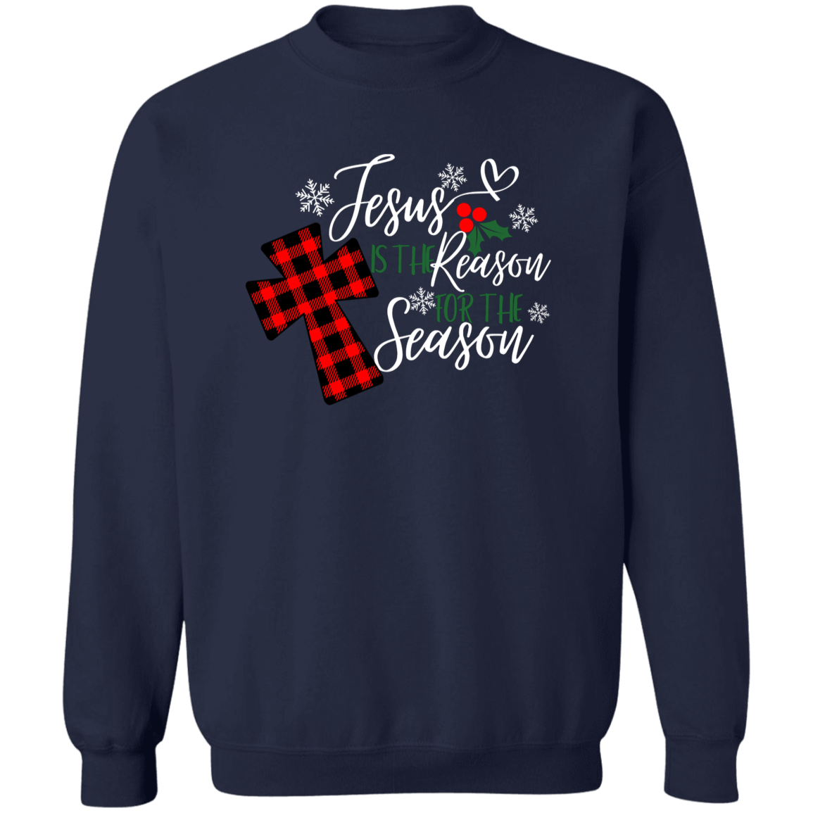 Jesus is the Reason Buffalo Crewneck Sweatshirt (Closeout)