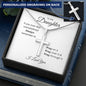 Daughter | PRAY Personalized Stainless Steel Cross Necklace