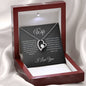 WIfe| 1 Cor 13: 4-8 Patient Love Forever Necklace