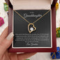 Granddaughter| Grandma | Prov. 17:6 My Crown Forever Love Necklace