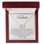 Soulmate | Jas 1:17 Skipped Beat Everlasting Love Necklace