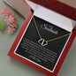 Soulmate | Jas 1:17 Skipped Beat Everlasting Love Necklace
