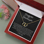 Granddaughter | Prov. 17:6 Bonded Glory Everlasting Love Necklace