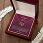 Daughtern | Mom | Prov. 31:25 My Perfect Gift Everlasting Love Necklace