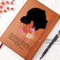 Feminine Flower Leather Journal