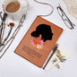 Feminine Flower Leather Journal