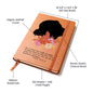 Feminine Flower Leather Journal