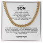 Son | Pslm 139:14 Fearfully Made Cuban Link Chain