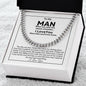 My Man | 1 Cor 13:4 Patient Kind Love Cuban Link Chain