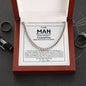My Man | 1 Cor 13:4 Patient Kind Love Cuban Link Chain