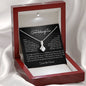 Granddaughter | Phil 4:13 The Storm Alluring Beauty Necklace
