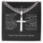Husband | Real Love 1 Cor. 13:4 Personalized Cross