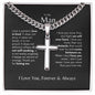 My Man | Real Love 1 Cor. 13:4 Personalized Cross
