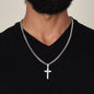 My Man | Real Love 1 Cor. 13:4 Personalized Cross