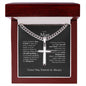 My Man | Real Love 1 Cor. 13:4 Personalized Cross