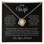 Wife | Prov. 3:3 Love and Faith Knot Necklace