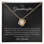 Granddaughter | Grandma | Prov. 17:6 My Crown Love Knot Necklace