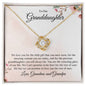 Granddaughter | Prov. 17:6 Our Crown Love Knot Necklace