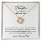 Daughter | Prov. 31:25 Our Perfect Gift Love Knot Necklace