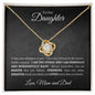 Daughter | Pslm 139:14 Our Storm Love Knot Necklace