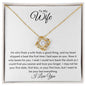 Wife | Jas 1:17 Skipped Beat Love Knot Necklace