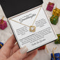 Granddaughter | Grandma | Prov. 17:6 Crowning Glory Love Knot Necklace