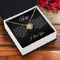 Wife| 1 Cor 13: 4-8 Patient Love Knot Necklace