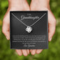 Granddaughter | Grandma | Prov. 17:6 My Crown Love Knot Necklace