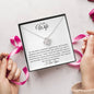 Wife | Jas 1:17 Skipped Beat Love Knot Necklace
