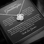 Granddaughter| Grandma | Prov. 17:6 Crowning Glory Love Knot Necklace