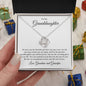 Granddaughter | Prov. 17:6 Our Crown Love Knot Necklace
