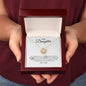 Daughter | Dad | Phil 4:13 | Brave, Smart, Strong Love Knot Necklace
