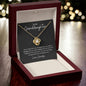 Granddaughter | Grandpa | Phil. 4:13 Capable Love Knot Necklace