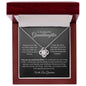 Granddaughter| Grandma | Prov. 17:6 Crowning Glory Love Knot Necklace