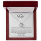 Wife | Jas 1:17 Skipped Beat Love Knot Necklace