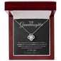 Granddaughter | Phil. 4:13 Capable Love Knot Necklace