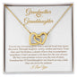 Granddaughter | Prov. 17:6 Bonded Glory Interlocking Hearts Necklace