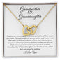 Granddaughter | Prov. 17:6 Bonded Glory Interlocking Hearts Necklace