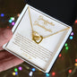 Granddaughter | Prov. 17:6 Bonded Glory Interlocking Hearts Necklace