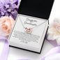 Granddaughter | Prov. 17:6 Bonded Glory Interlocking Hearts Necklace