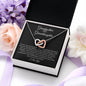 Granddaughter | Prov. 17:6 Bonded Glory Interlocking Hearts Necklace