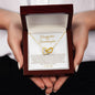 Granddaughter | Prov. 17:6 Bonded Glory Interlocking Hearts Necklace